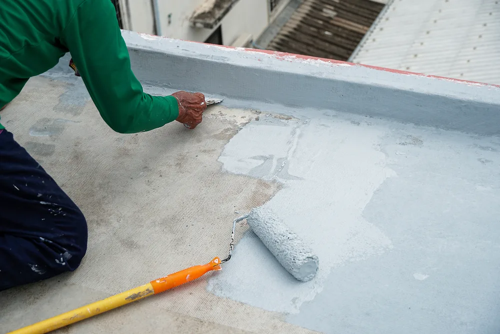 Waterproofing and tiling work