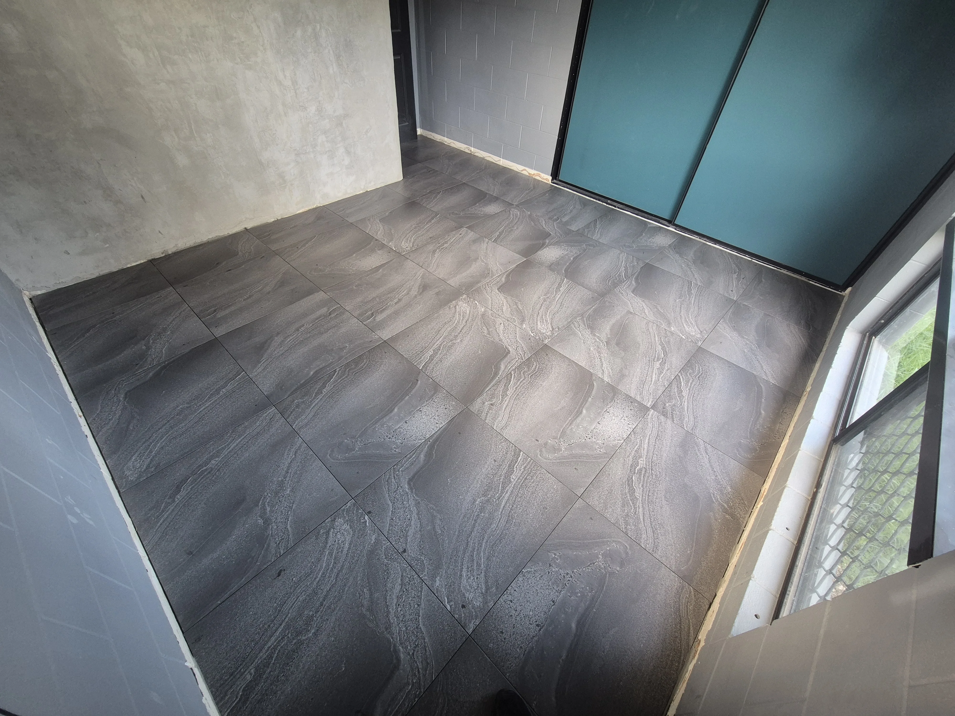 Waterproofing and tiling work